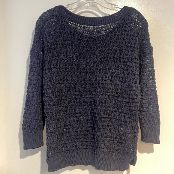 NWOT. LOFT Pullover Sweater. Navy Blue. Size Small. - Picture 2 of 9